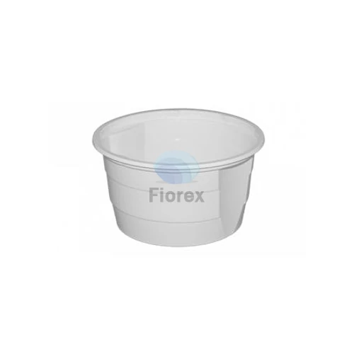 Műanyag gulyás tányér, 750 ml, 50 db, fehér