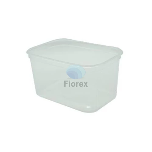 Műanyag tál, lezárható, 750 ml, 50 db "Svéd"