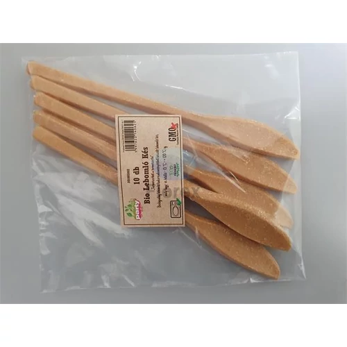 Kés, PLA, lebomló, egyszer használatos, 16,5 cm, 50 db