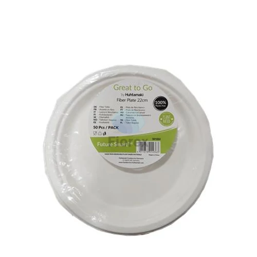 Papírtányér, 22 cm, 50 db