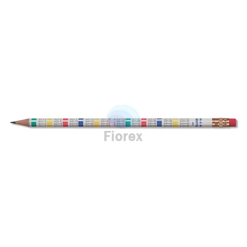 Grafitceruza radírral, HB, kerek, szorzótáblával, KOH-I-NOOR "1231"