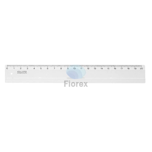 Vonalzó, műanyag, 20 cm, KOH-I-NOOR