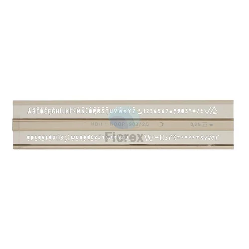 Betűsablon, 2,5 mm, KOH-I-NOOR