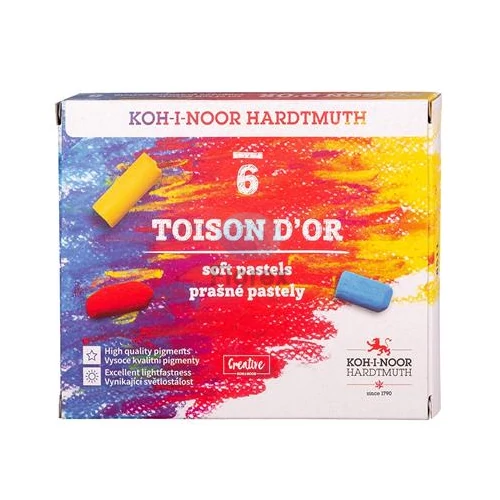 Porkréta, KOH-I-NOOR "Toison 8511/6", 6 különböző szín