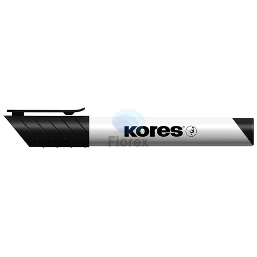 Tábla- és flipchart marker, 3 mm, kúpos, KORES "K-Marker XW1", fekete