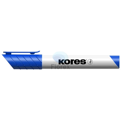Tábla- és flipchart marker, 3 mm, kúpos, KORES "K-Marker XW1", kék