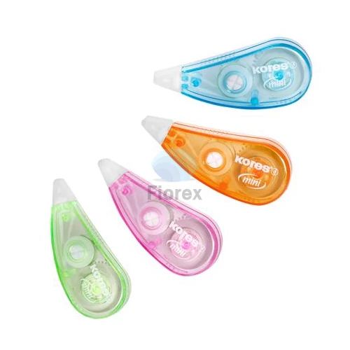 Hibajavító roller, 5 mm x 5 m, KORES "Mini", vegyes szín - 2db