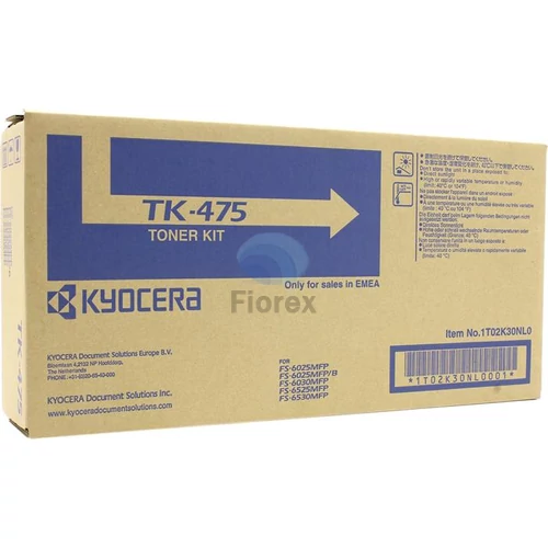 TK475 Lézertoner FS 6025MFP, 6030MFP nyomtatókhoz, KYOCERA, fekete, 15k