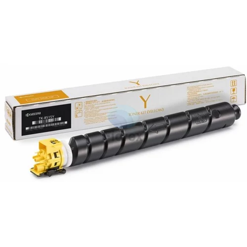 TK8515Y Lézertoner TASKalfa 5052ci, 6052ci nyomtatókhoz, KYOCERA, sárga, 20k