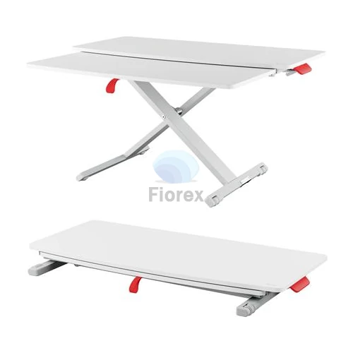 Ülő/álló munkaállomás, kihúzható billentyűzettartóval, LEITZ "Ergo Cosy"