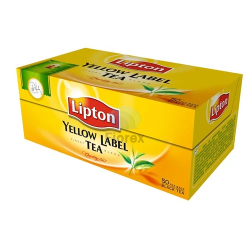 Fekete tea, 50x2 g, LIPTON "Yellow label"