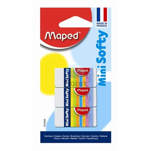 Radír, MAPED "Mini Softy" - 3db