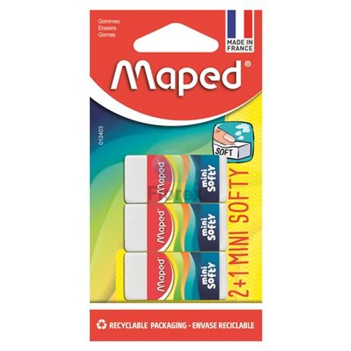 Radír, MAPED "Mini Softy" - 3db