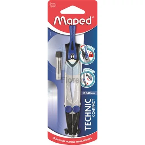 Körző, heggyel, MAPED Technic Compact