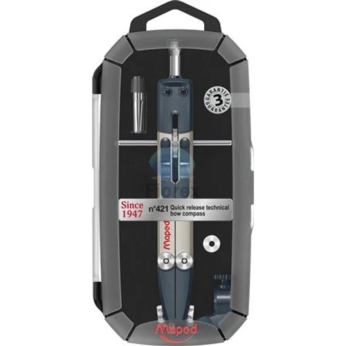 Körző, precíziós, rögzíthető lábakkal, MAPED N°421