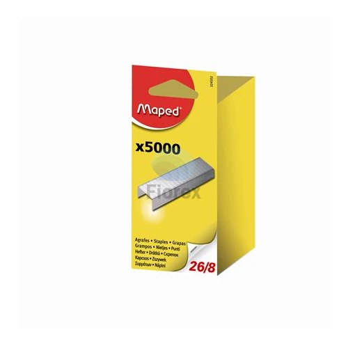 Tűzőkapocs, 26/8, MAPED - 5000db