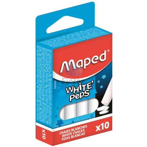 Táblakréta, MAPED, fehér - 10db