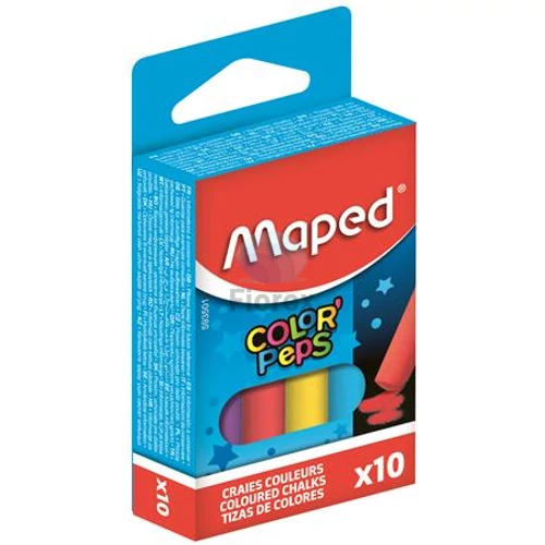 Táblakréta, MAPED, vegyes színek - 10db