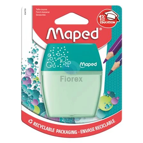 Hegyező, kétlyukú, tartályos, MAPED Shaker, vegyes színek