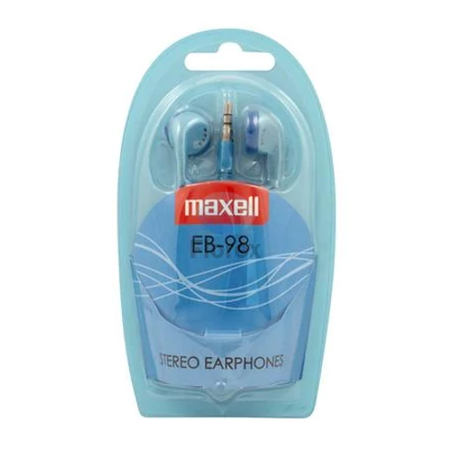 Fülhallgató, MAXELL "Ear Buds 98", kék