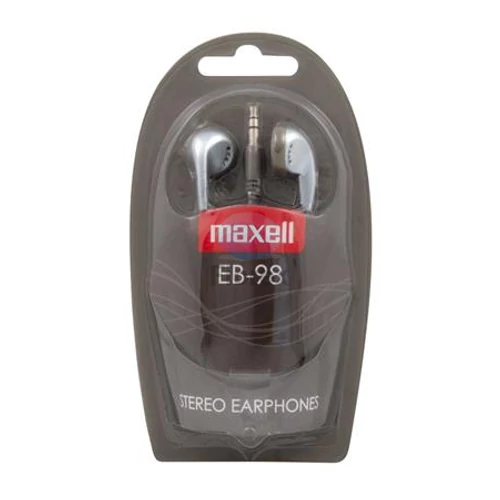Fülhallgató, MAXELL "Ear Buds 98", ezüst