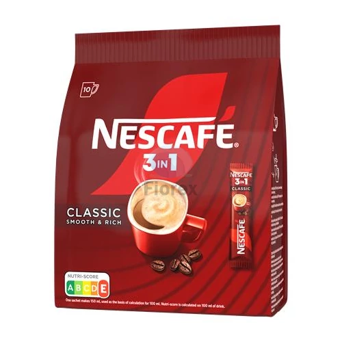 Instant kávé stick, 10x16,5 g, NESCAFÉ, 3in1 "Classic"