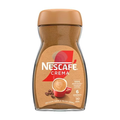 Instant kávé, 200 g, üveges, NESCAFÉ "Classic Crema"