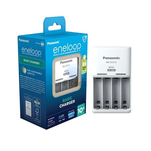 Elemtöltő, AA/AAA, PANASONIC "Eneloop"