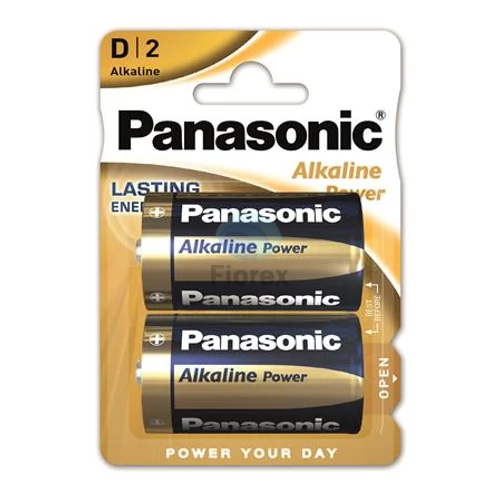 Elem, D góliát, 2 db, PANASONIC "Alkaline power"