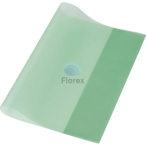 Füzet- és könyvborító, A5, PP, 80 mikron, narancsos felület, PANTA PLAST, zöld