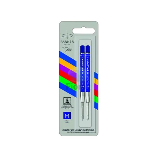 Golyóstollbetét, 1 mm, M, economy, PARKER "Royal", kék - 2db
