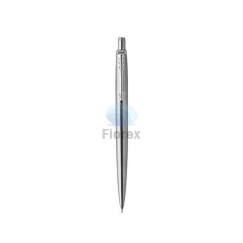 Nyomósirón, 0,5 mm, ezüst színű klip, PARKER "Royal Jotter", rozsdamentes acél