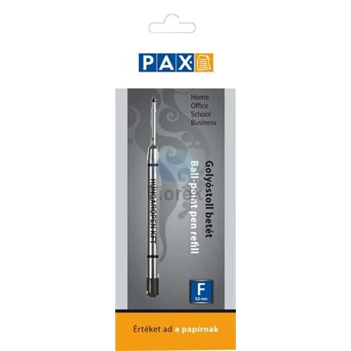 Golyóstollbetét, 0,8 mm, PAX, fekete