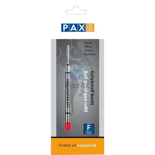 Golyóstollbetét, 0,8 mm, PAX, piros
