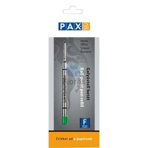 Golyóstollbetét, 0,8 mm, PAX, zöld