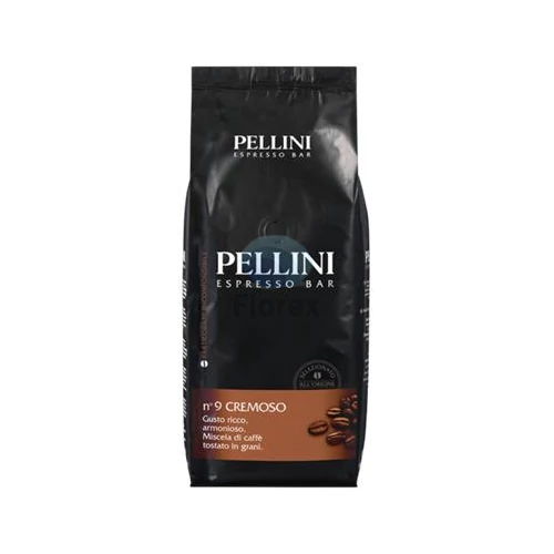 Kávé, pörkölt, szemes, 1000 g, PELLINI "Cremoso"