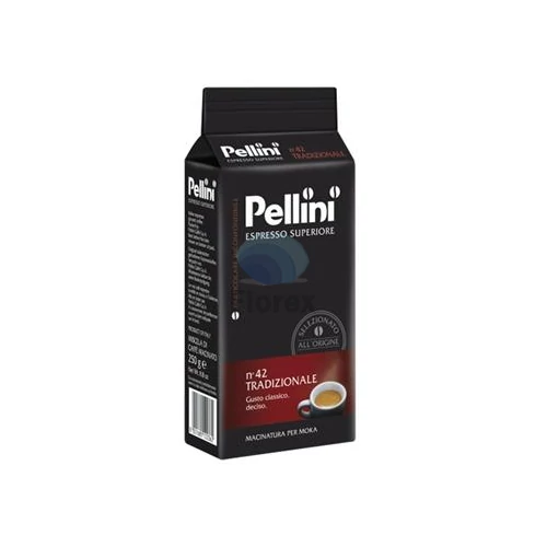 Kávé, pörkölt, őrölt, 250 g,  PELLINI, "Tradicionale"