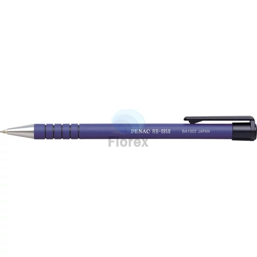 Golyóstoll, 0,7 mm, nyomógombos, PENAC "RB-085B", kék
