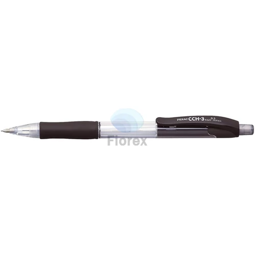 Nyomósirón, 0,5 mm, fekete tolltest, PENAC "CCH-3"