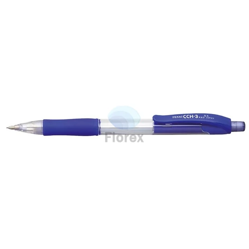 Nyomósirón, 0,5 mm, kék tolltest, PENAC "CCH-3"