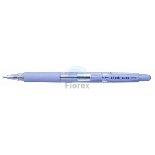 Golyóstoll, 0,7 mm, nyomógombos, PENAC "SleekTouch", kék