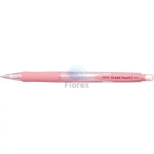 Nyomósirón, 0,5 mm, rózsaszín tolltest, PENAC "SleekTouch"
