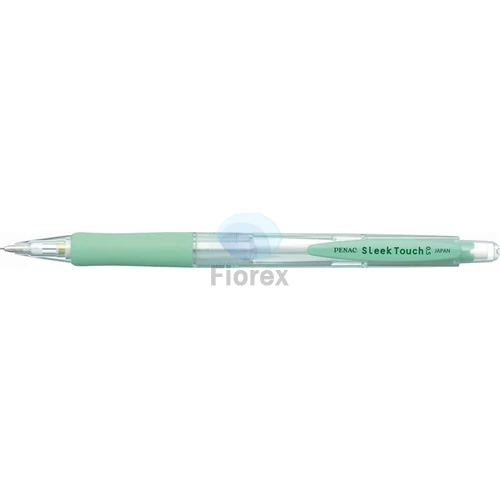 Nyomósirón, 0,5 mm, zöld tolltest, PENAC "SleekTouch"