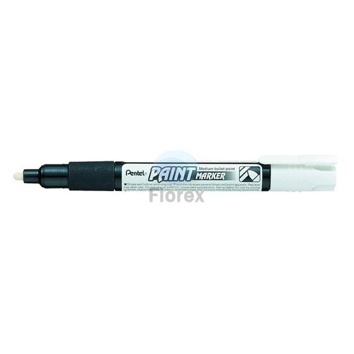 Lakkmarker, 2 mm, kúpos, PENTEL "MMP20", fehér