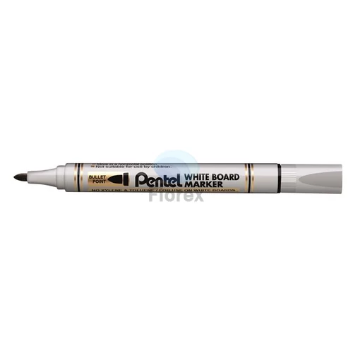 Táblamarker, 4,2 mm, kúpos hegy, PENTEL, fekete