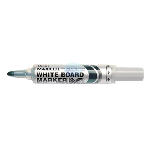 Táblamarker, 2,5 mm, kúpos, PENTEL "Maxiflo MWL5M", zöld