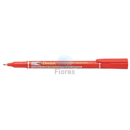 Alkoholos marker, 0,5 mm, PENTEL "NF450", piros