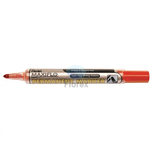 Alkoholos marker, 1,5 mm, kúpos, PENTEL "Maxiflo NFL50", piros