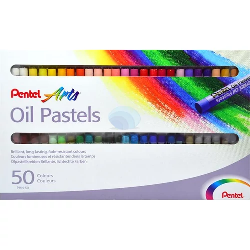 Olajpasztell kréta, PENTEL, "Arts", 50 különböző szín