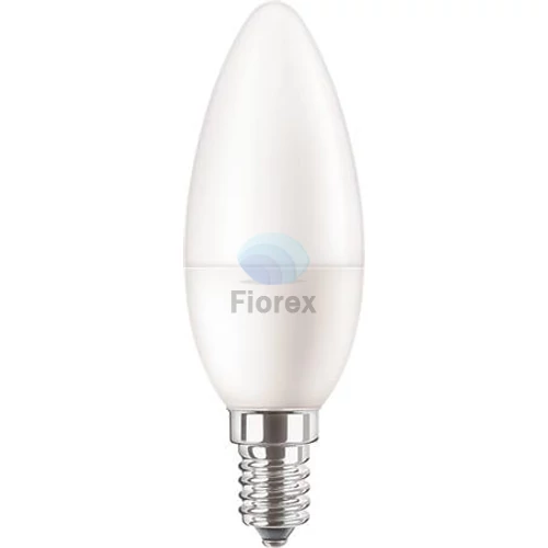 LED izzó, E14, gyertya, B35, 5W, 470lm, 4000K, PHILIPS "CorePro"